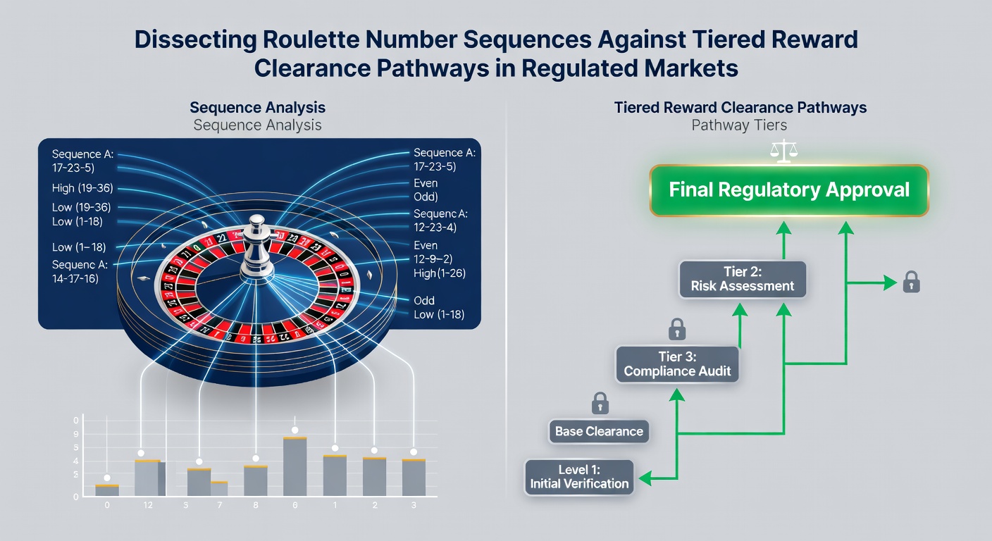Data visualization of roulette sequences intersecting with bonus tier progression charts