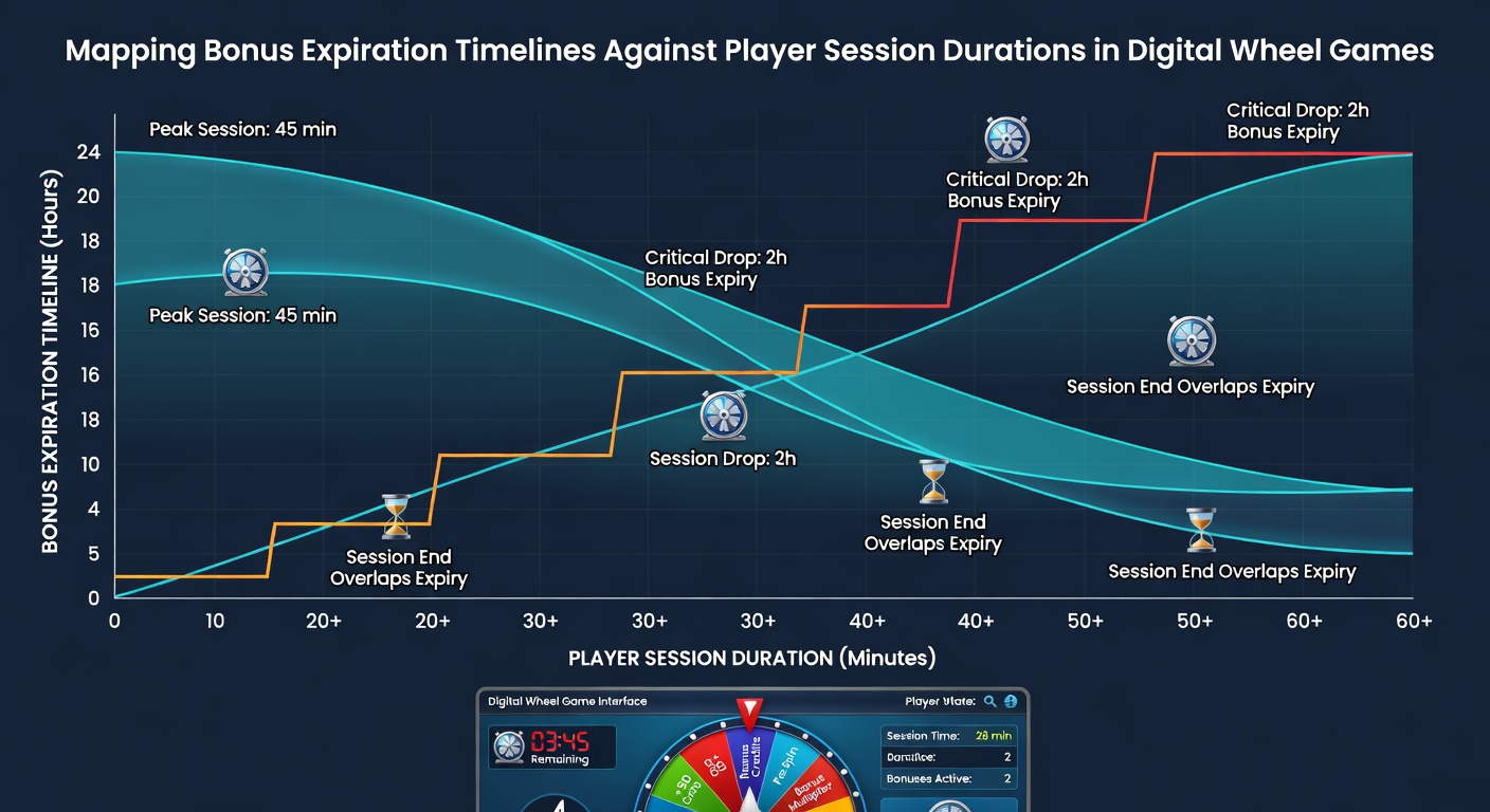 Analytics dashboard displaying bonus timeline overlays on player session heatmaps