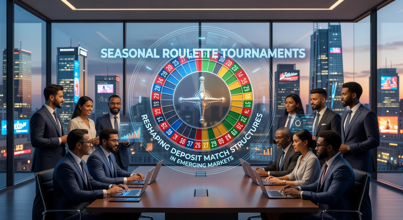 Roulette wheel spinning during a seasonal tournament event in an emerging market casino setting