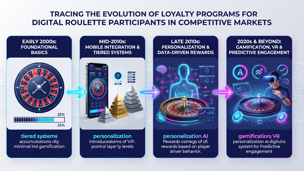 Modern dashboard displaying tier progression and personalized roulette rewards for digital players
