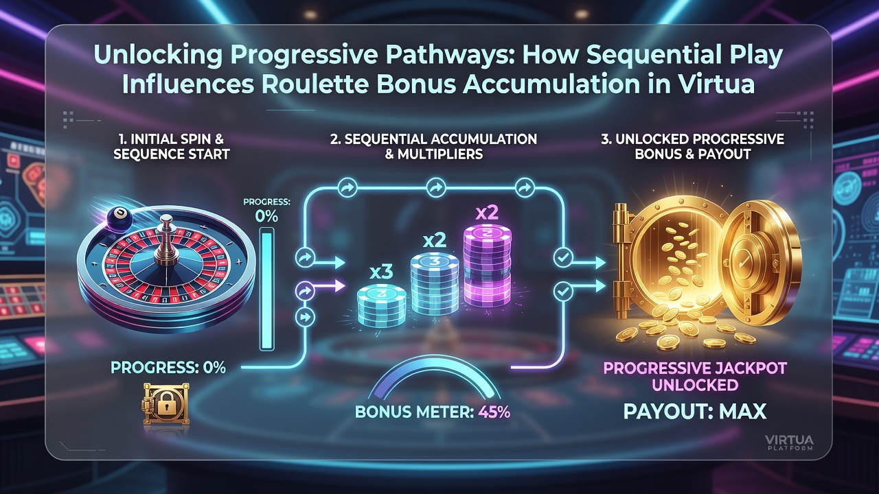 Chart displaying session frequency data and corresponding bonus accumulation trends across virtual roulette platforms
